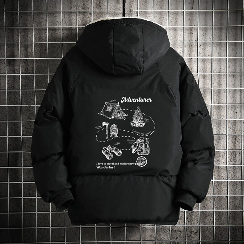 控128加绒面包服男大码羊羔毛棉衣男MY16336-P100,男装棉衣,电商A040A