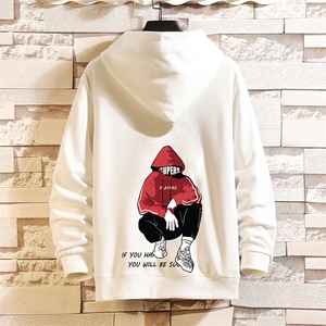 WY2051-P40 连帽卫衣男加肥加大码胖子棒球服外套图片