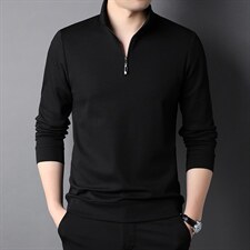 CE659钱塘2020-2中青年男士春秋季薄款时尚休闲简约长袖T恤P55，男装T恤，钱塘207-2