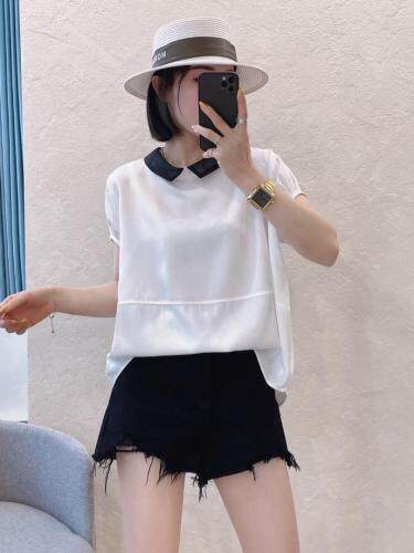 【现货】夏装新款拼接小衫，女装，瑞丽E人