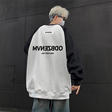 抖音得物高品质重磅二开全棉阔版支持退换360克插肩圆领卫衣0104，男装卫衣，电商A486
