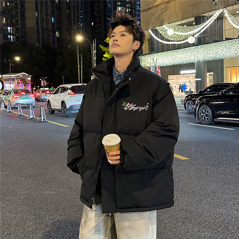 2025印花棉衣棉服小牛津覆膜三防面料棉袄面包服1602W-P50,男装棉衣,星座207