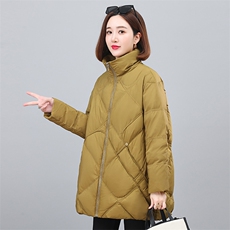 2023冬季新款时尚立领宽松羽绒服显瘦保暖外套，女装羽绒服，依恋蒂丝