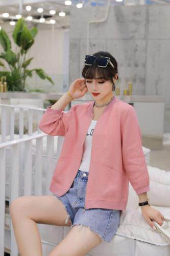 麻料薄外套，女装，依伊贝诺