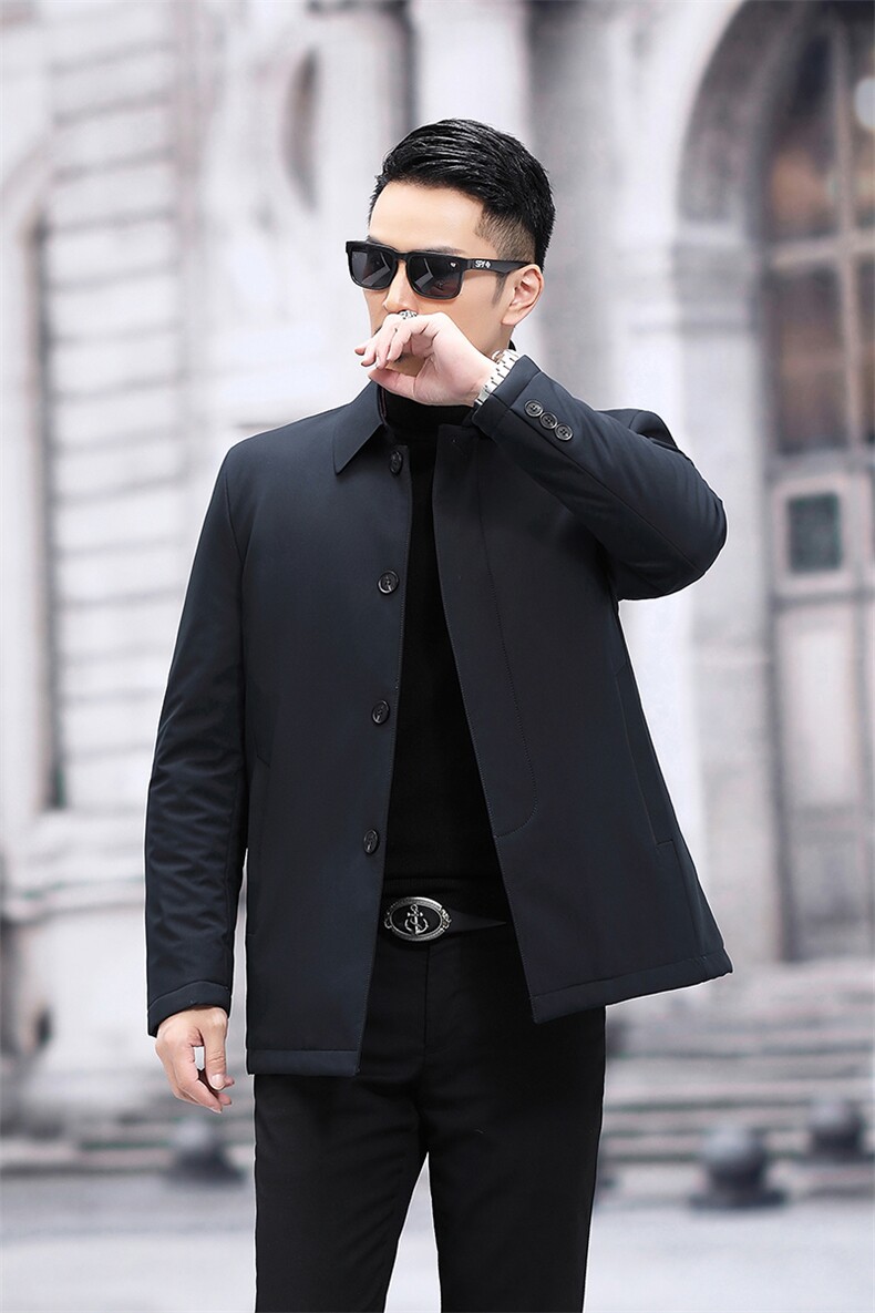 冬季中年男棉衣加厚冬装中年男士翻领棉服爸爸外套SFT81738-P195,男装棉衣,电商B212（原钱塘6029）