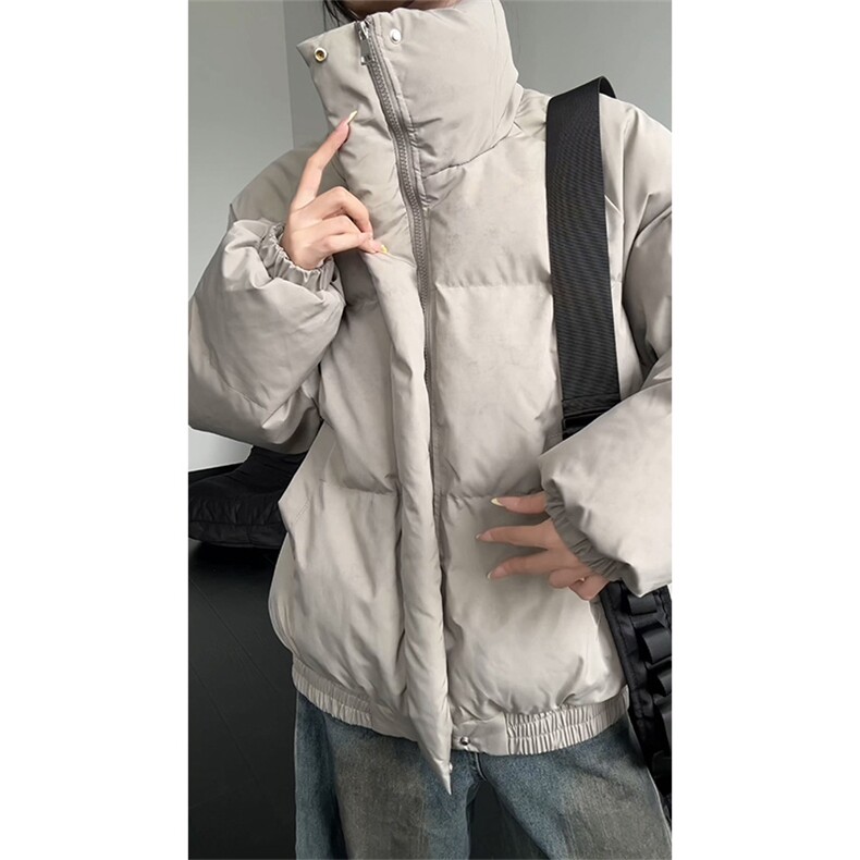 扎染棉服复古街头休闲加厚短款立领廓形外套男5D3062-TP60不,男装棉衣,电商A102