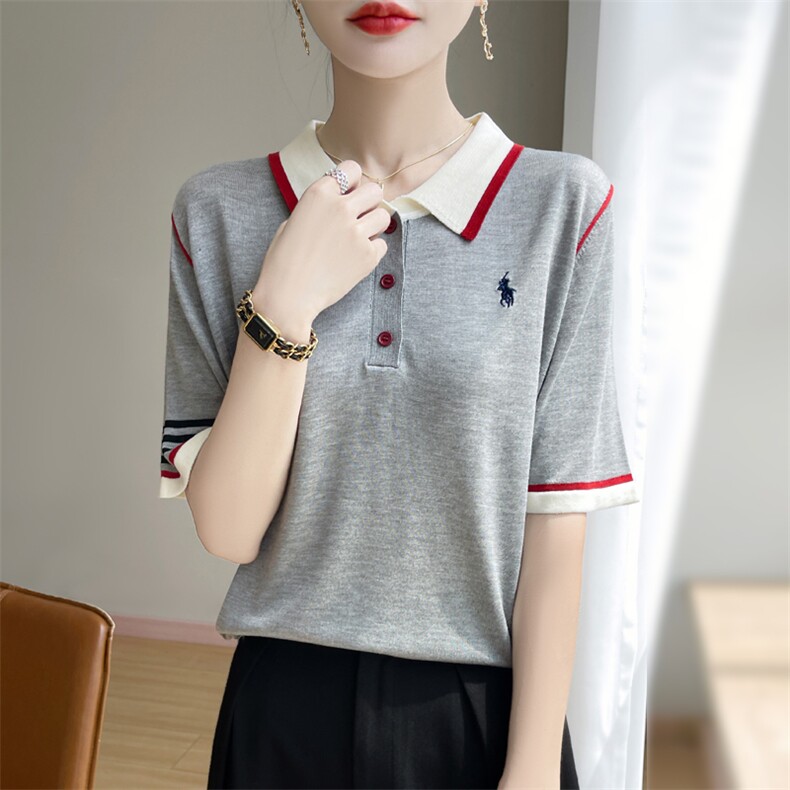 韩版宽松小个子设计感立体小花短袖上衣女夏季时尚减龄正肩T恤衫,女装T恤,暖娇绒