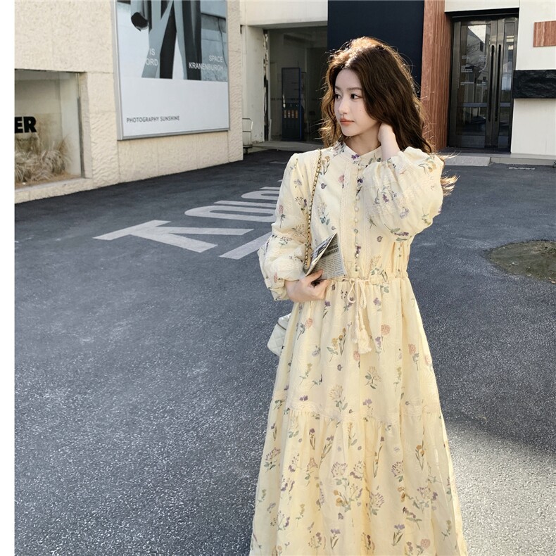 新品大货时尚蕾丝印花连衣裙2603-P175-K289,女装连衣裙,2C261