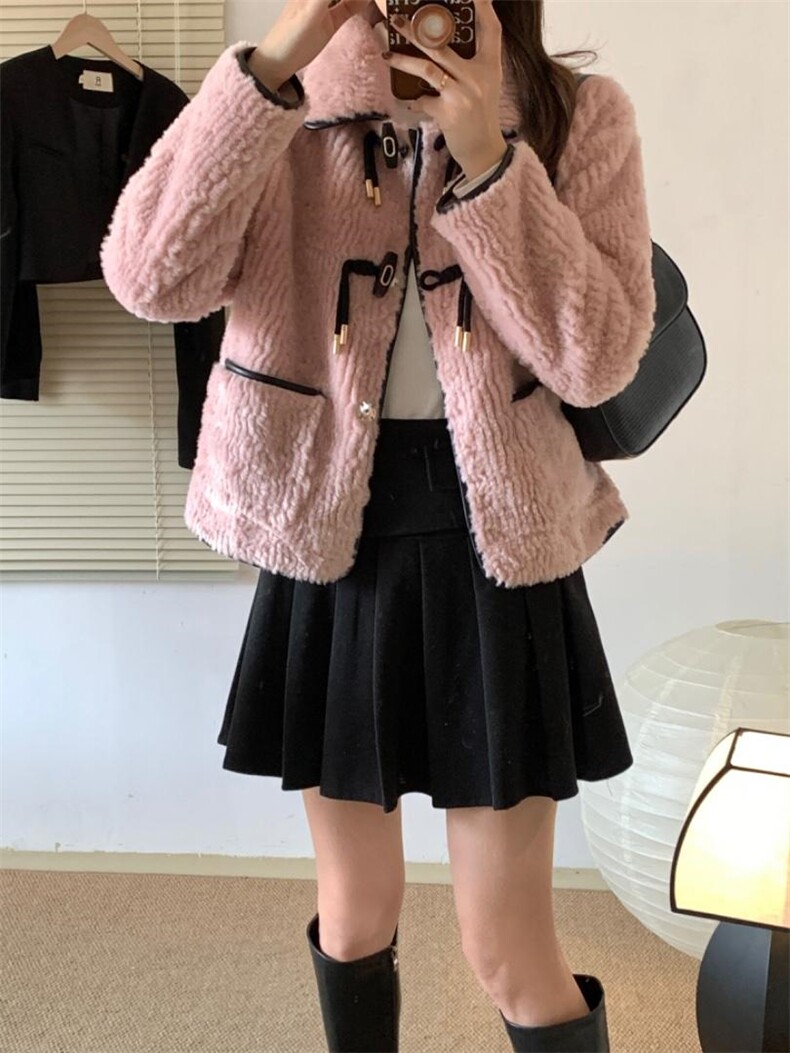 2022秋冬新款颗粒小香复古短款外套，其它，泰靡(1F)