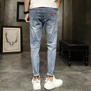 修身牛仔裤小脚裤基础款 YA139  P37图片