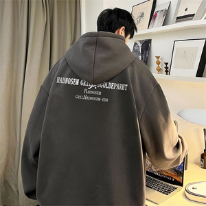 抖音得物供货 可提供视频 秋冬重磅美式宽松连帽卫衣DL1989图片