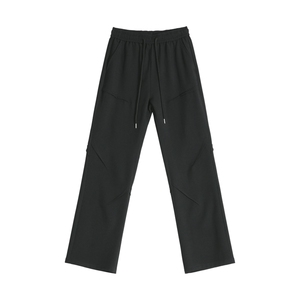褶皱微喇垂感西裤夏季冰丝凉感高级感休闲长裤504-K199-TP45控78图片