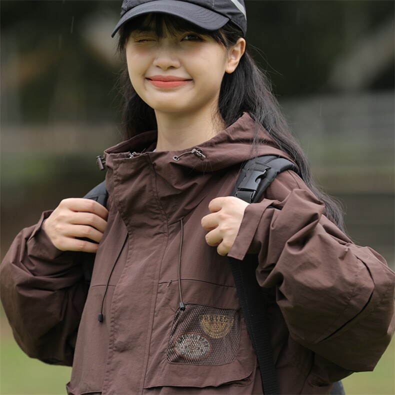 外27-2GANYOU日系纯色工装冲锋夹克JK57-P135,男装夹克,新杭派外27-2