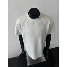 抖音得物高品质二开270G重磅美式高街曼巴棉螺纹拼接短袖T恤，男装T恤，电商A486