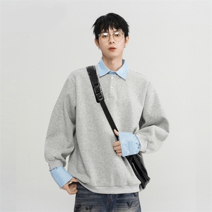 GENIOLAMODE秋季新款休闲运动套装青少年男装酷帅穿搭两件套搭配图片
