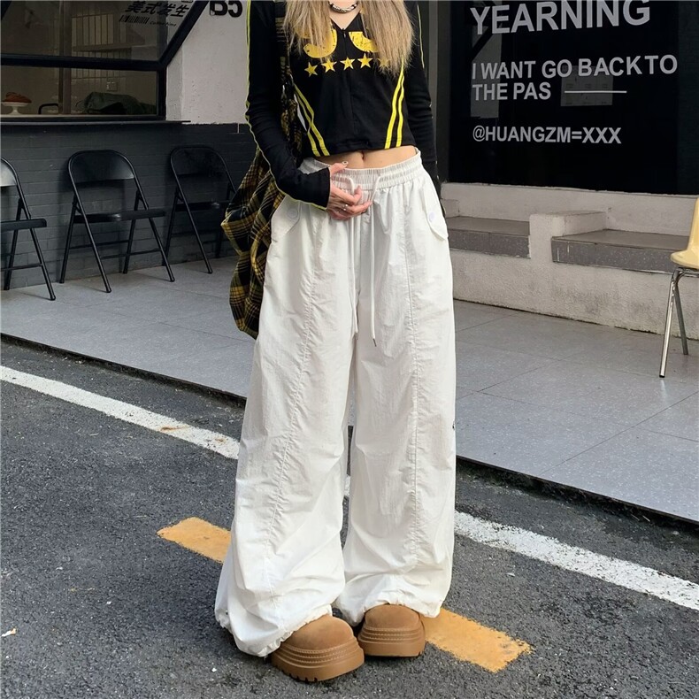 女童裤子2026新款儿童夏季阔腿裤薄款工装裤中大童宽松运动休闲裤,男装工装外套,星座506A