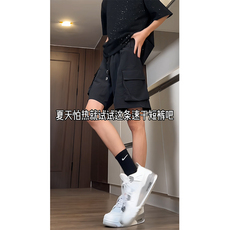 特批25夏季机能运动大口袋短裤男锦纶97%其他3%，男装牛仔裤，电商基地A086