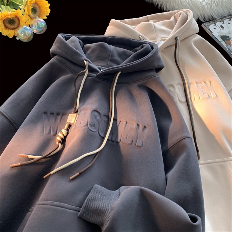 潮牌大高品质钢印字母连帽慵懒卫衣TT06-P58控89加绒P65控89，男装卫衣，星座804-1