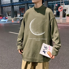 半高领毛衣男士大码针织衫男毛线衣男M18246-P45加绒款-P65，男装针织衫/毛衣，电商A040