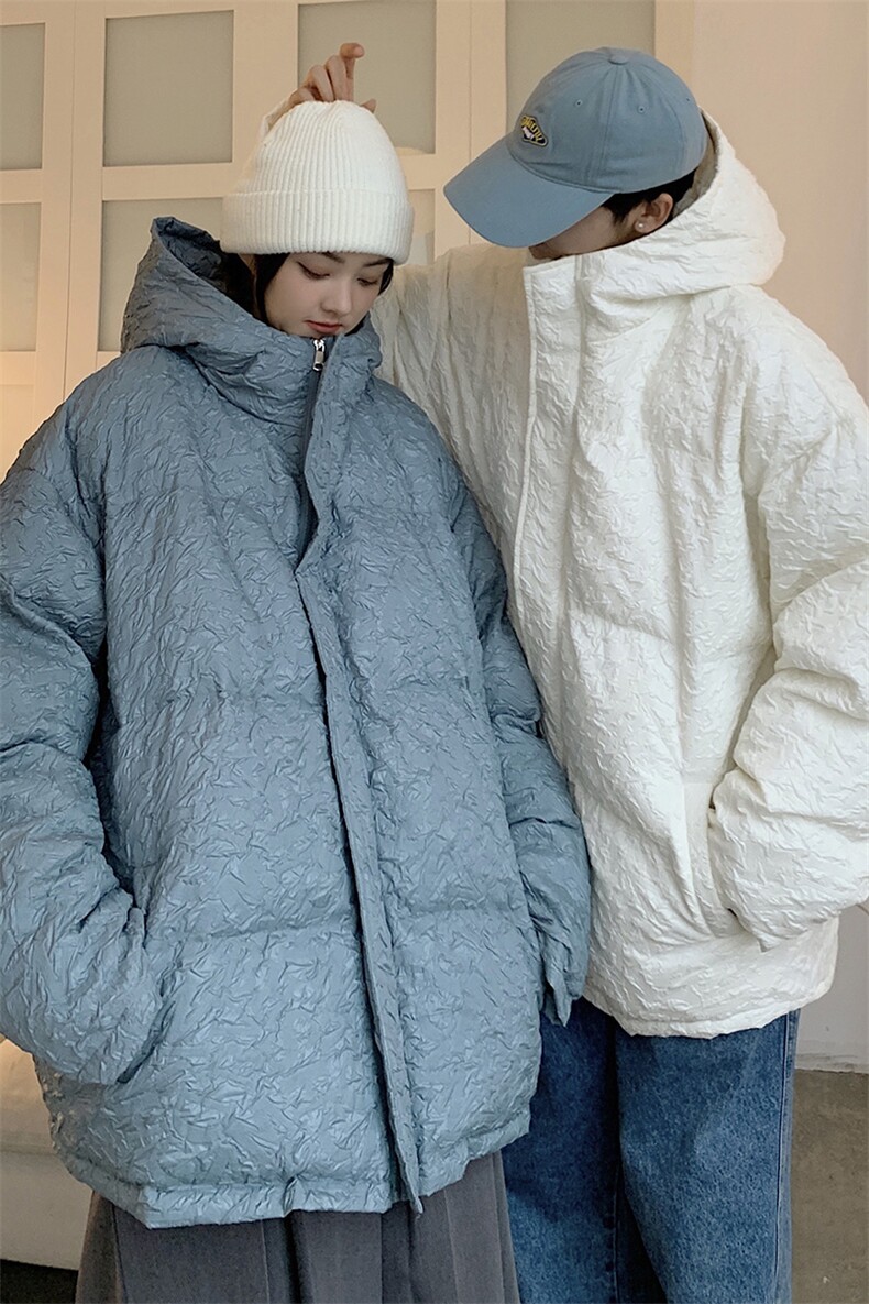 冬季新款棉衣大码压皱连帽棉袄棉服A071-M12-P125,男装棉衣,电商A125