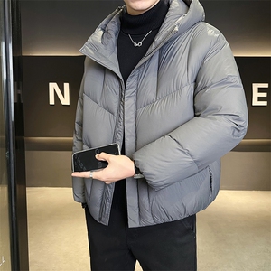 新标90绒 冬季男士连帽泡芙云朵羽绒服宽松保暖外套 2722-P335图片