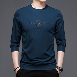 KLSB8014男士2023年春夏新款长袖休闲圆领卫衣套头打底衫T恤P55图片