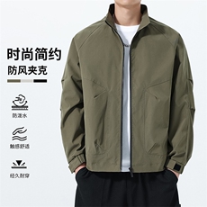 311B-1-892-P55控98秋季新款夹克外套男立领户外休闲上衣，男装夹克，星座311B-1