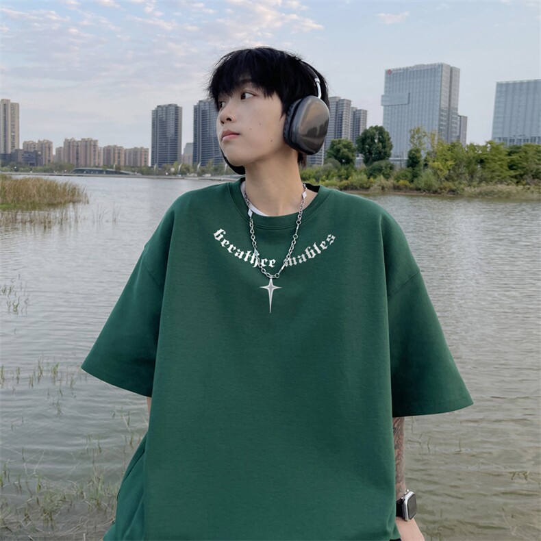 230g重磅纯棉! 夏季短袖t恤男半袖男   XT490-特P19图片