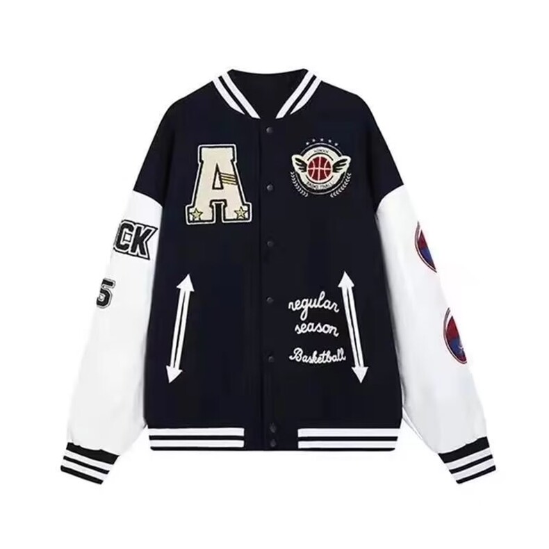棒球服棉服少女秋冬初中高中学生夹棉美式棉衣外套218-8JK3326P60,男装棉衣,星座218-8