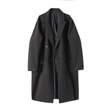1506-1/DW171/P94冬款毛呢大衣男冬季长款过膝宽松韩版高级感，男装毛呢大衣，星座1506-1