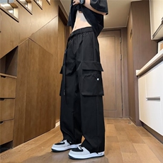 美式高街2024秋冬新款冲锋裤大口袋工装裤可穿宽松KD31，男装休闲裤，星座1116A-1（原606A）