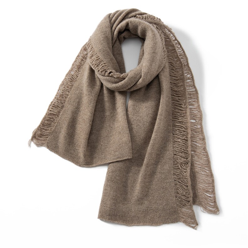 冬季新款百搭流苏围巾，围巾，宏杨羊绒