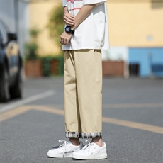 百搭抗皱个性设计运动高街风潮流休闲九分卫裤K615-特批35，男装休闲裤，星座718-1