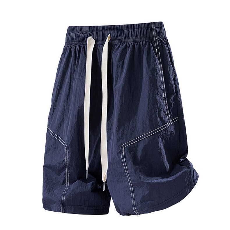 短裤男夏季薄款男士速干五分裤宽松直筒冰丝裤5分休闲运动篮球裤,男装牛仔裤,星座1206（原A206）