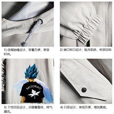 JK41154-P85纯连帽夹克男士大码工装夹克男外套男砖墙挂拍，男装夹克，电商A040A