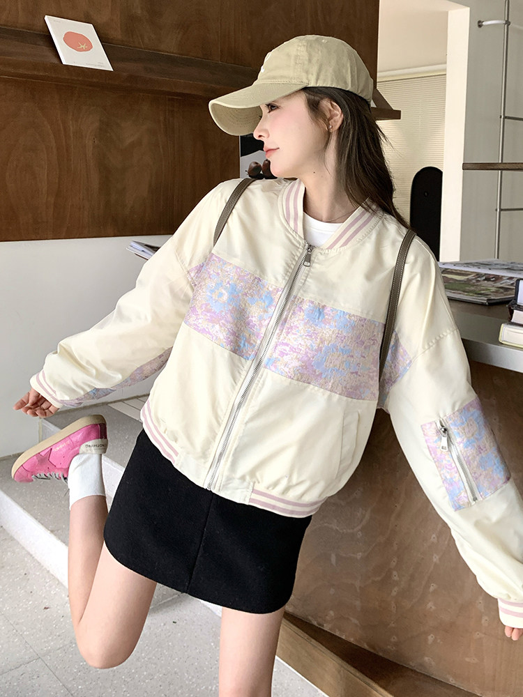 春现轻风刺绣印花小外套B190-501-P140-K198,女装短外套,2B190