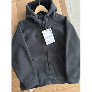 摇粒绒连帽拉链卫衣外套1302-GS02-P55 成分100聚酯纤维图片