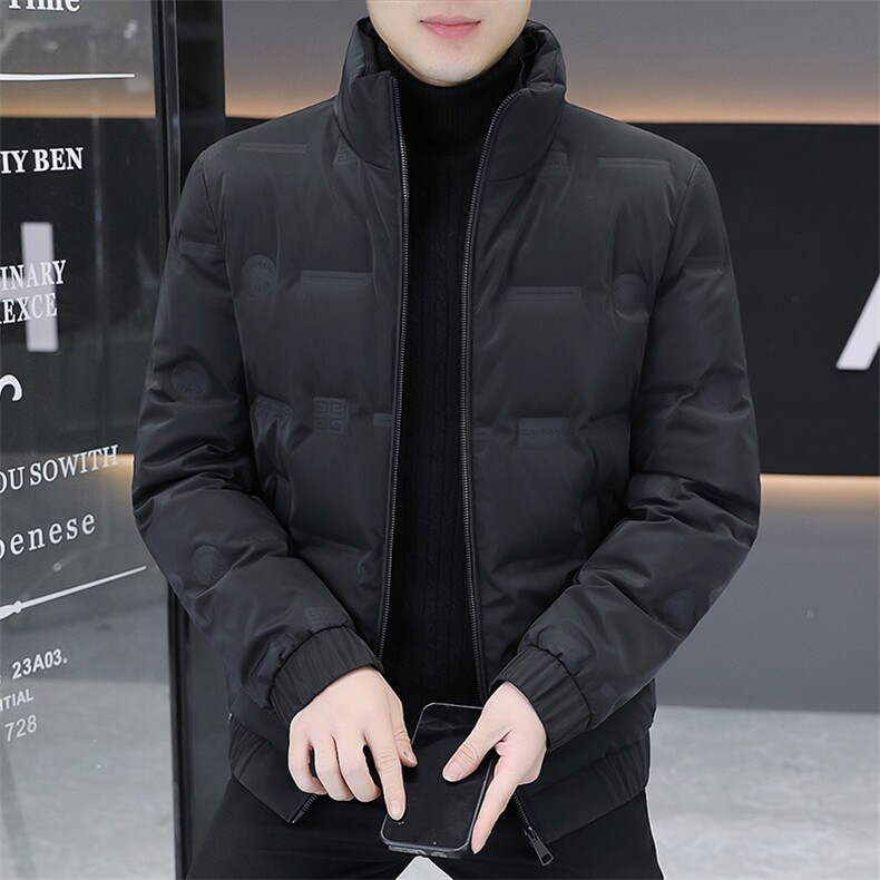 1018-MY935-P115冬季羽绒服新款百搭男保暖立领白鸭绒潮牌外套潮，男装羽绒服，星座1018