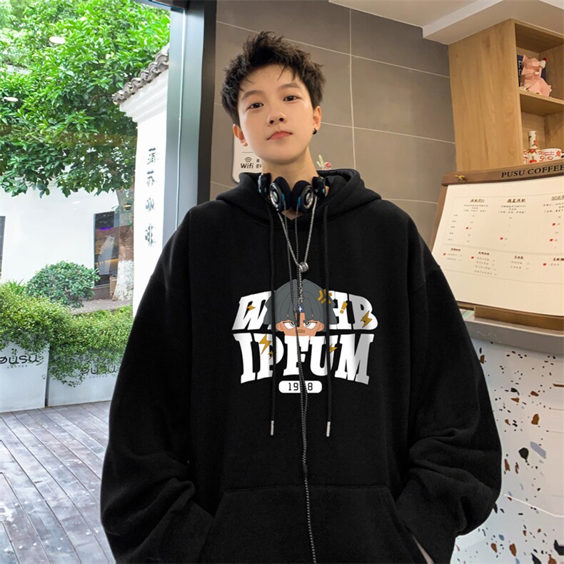 ！连帽圆领卫衣男装港风帽衫男LM86-P35,男装卫衣,电商B367