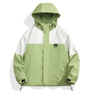 Cityboy情侣 时尚连帽冲锋衣外套夹克 团体班服图片
