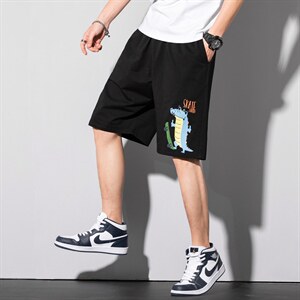 夏季新款短裤休闲裤宽松大码五分裤沙滩裤DK0682-P38图片