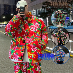MY203保暖防寒面包服棉衣外套新中式表演出团队服男女大码棉袄潮图片