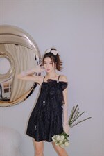 现货夏季新品ceelphy蝴蝶结吊带连衣裙，女装背心吊带，ceelphy