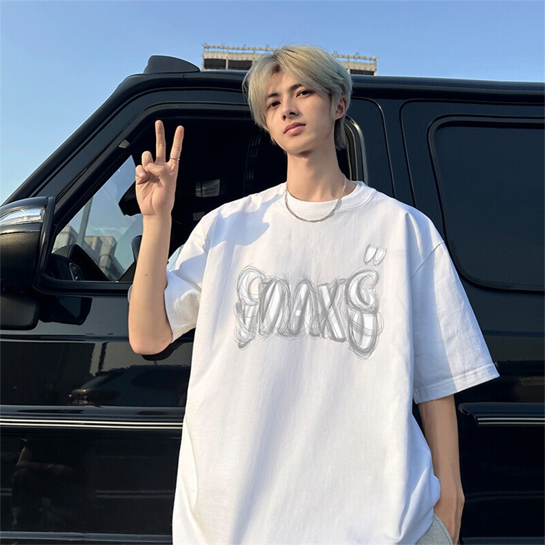 240g美式重磅短袖T恤FSDX252M-5XL特批25无差价控48,男装T恤,电商B219B