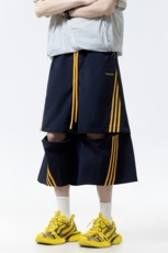 XZ616夏季薄款织带印花口袋拼接可拆卸七分裤LM110P65控78，男装牛仔裤，星座512A（原616）