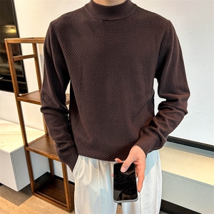 半高领毛衣打底衫针织衫保暖现货 W6002-P50图片
