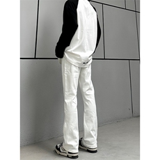 B221美式ins高街暗黑小众修身弹力休闲牛仔裤LK23010-P60控78，男装牛仔裤，电商B221