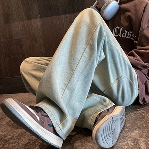 时尚风格潮流百搭时潮高街牛仔裤不加绒K392TP35加绒K392JRTP45图片