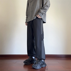 KP850/P35休闲裤男美式个性大码宽松潮男百搭长裤子运动直筒裤，男装休闲裤，星座1204