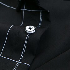 DN72252男式服装2023年秋新款衬衫男长袖翻领休闲四季可穿衬衣P68，男装衬衫，电商B360